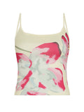 Dodobye Floral Print Mesh Cami Set