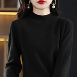 Dodobye Turtleneck Women Sweater Long Sleeve Top Knitted Pullover Fashion Sweater Winter 2025 Basic Jumper Female Soild Sweaters