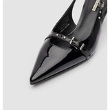 Dodobye 2024 Summer High Heel Sandals Buckle Punk Style Stiletto Pointed Toe Sexy Fashion Women's Shoes Luxury Sandals Women Designers