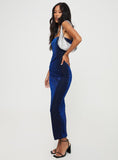 Dodobye-Samper Strapless Maxi Dress Navy