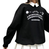 christmas outfit Dodobye Loose sweatshirt with removable collar