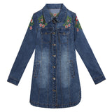 Dodobye 2025 Autumn Women Jackets Embroidery Denim Jacket Loose Casual Jeans Jacket Women Coat Outwear Female Jacket 5XL P327