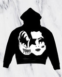 Dodobye 90s Streetwear Gothic Punk Graphic Print Sweatshirt Hoodie 2024 New Harajuku Black Y2k Hoodies Oversized Long Sleeve Pullover Streetwear