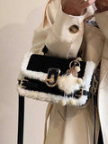 Dodobye Cohen Faux Fur Square Bag