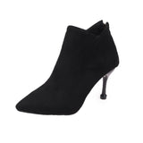 Dodobye Women's Ankle Boots 2025  Winter Fashion  Boots Green Pointed Sexy Thin Heel High Heels Casual Plus Size Side Zipper Shoes