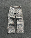 Dodobye Y2k Camouflage Jeans Men Clothing New Harajuku Hip Hop Retro Oversize Denim Pants Fashion Straight Leg Wide Leg Jeans Streetwear