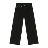 Dodobye Men'S Autumn New Product, Fringed Fashionable Loose Jeans Design, Sexy And Explosive Street Straight Leg Wide Leg M7-Bn-K8821