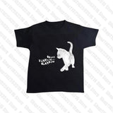 Dodobye Aesthetic Short Sleeve T-Shirt Y2k Clothes Gothic Emo Girl Croped Tops Fun Kitten Print Vintage Women Casual Baby Tee Streetwear