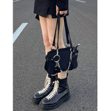 Dodobye Chain Link Edge Shoulder Bag