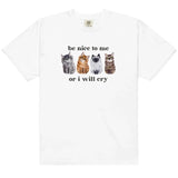 Dodobye New Y2K Cute Cat Print Cartoon Funny Casual Fashion Couple T Shirt Hip Hop Street Trend Clothing Men and Women Loose Tops