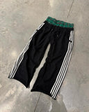 Dodobye Y2K Fashion Striped Casual Pants Men and Women Retro Harajuku Baggy Straight Pants High Waist Loose Hip Hop Sweatpant Streetwear