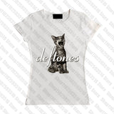 Dodobye Aesthetic Short Sleeve T-Shirt Y2k Clothes Gothic Emo Girl Croped Tops Fun Kitten Print Vintage Women Casual Baby Tee Streetwear