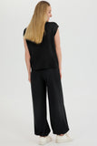 Dodobye V Neck Knit Tank Top Pants Suits