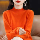 Dodobye Turtleneck Women Sweater Long Sleeve Top Knitted Pullover Fashion Sweater Winter 2025 Basic Jumper Female Soild Sweaters