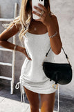 Dodobye-Fashion Sleeveless Lace-up Mini Dress