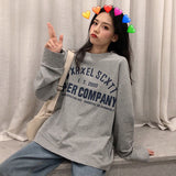 christmas outfit Dodobye Long-sleeved T-shirt for female students Korean style loose and trendy BF2025 new large size versatile ins top sweatshirt thin