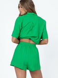 Dodobye Chloe Short Sleeve Set Green 2024 New Pant