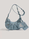 Dodobye Taya Mini Shoulder Bag with Heart Detail