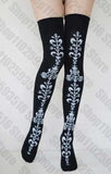 Dodobye Funny Socks Cosplay Sexy Shoopy Compression Stockings for Women Knee High Socks Lolita Pantyhose Fetish Tights Goth Punk Women's