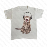 Dodobye Aesthetic Short Sleeve T-Shirt Y2k Clothes Gothic Emo Girl Croped Tops Fun Kitten Print Vintage Women Casual Baby Tee Streetwear