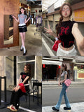 Dodobye Bow Print Basic Casual T Shirts Woman Summer Slim Bodycon Fit Spicy Girl Short Sleeve Y2k Crop Tops Korean Fashion Tees Chic