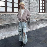 Dodobye Winter Warm Retro Simple Plush Jacket Casual Outdoor Sportswear  Women Harajuku   Personality Trend Y2K Jacket Couples Wear