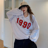 christmas outfit Dodobye Vintage 90s Half Zip Sweatshirt