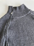 christmas outfit Dodobye Long Sleeves Loose Split-Joint Split-Side Zipper High Neck Sweater Tops