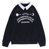 christmas outfit Dodobye Loose sweatshirt with removable collar