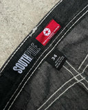 Dodobye Y2K Southpole denim Jeans American Retro Gothic Graphic Embroidery Baggy Jeans Women Harajuku Hip-Hop Wide Leg Pants Street Wear