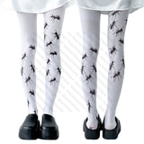 Dodobye Knee Socks Y2k Stockings Harajuku Cosplay Sexy Shoopy Pantyhose Goth Stockings for Women Lolita Fetish Emo Long Socks Woman Punk