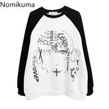 Dodobye Streetwear Hoodies Women's Clothing Fashion Japanese Y2k Tops 2025 Ropa Mujer Cartoon Print Casual Sweatshirts Oversized Hoodie