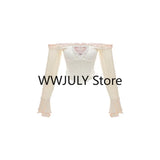 Dodobye Autumn Kawaii Sweet 3 Piece Set Skirt Girls Casual Crop Tops + Fashion Slim Cake Skirt + Pink Vest Japanese Lace Suit 2025 New