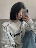 christmas outfit Dodobye Korean college style round neck sweatshirt for women INS Korean style loose top trendy k pop clothes winter clothes women