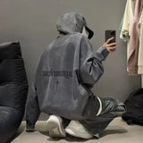 christmas outfit Dodobye Autumn and winter new heavyweight loose and thick hooded suede pullover American retro trendy brand sweatshirt for men and women