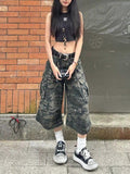 Dodobye 90s Streetwear American Street Style Big Pocket Casual Punk Retro Harajuku Mens and Women Wide Legged Summer Versatile Super Loose Trendy Jeans