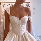 Dodobye Customized White Spaghetti Strap Strapless Prom Dresses Taffeta vestidos de noche Trailing Backless Formal Evening 2025-(PRE-ORDER)