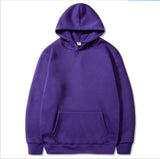 christmas outfit Dodobye Oversized Solid Color Pullover Hoodie