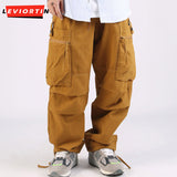 Dodobye 2025 Four Season New Mountain Style Loose And Versatile Wide Leg Workwear Straight Leg Casual Leg Pants For Men And Women