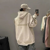 christmas outfit Dodobye Autumn and winter new heavyweight loose and thick hooded suede pullover American retro trendy brand sweatshirt for men and women