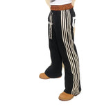 Dodobye American Fashion Harajuku Style Men's and Women Retro Striped Straight Leg Pants Casual Loose Trend Y2K Pants Straight Leg Pants