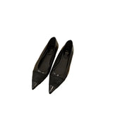 Dodobye Pointed Toe Women Loafers Black Brown White Casual Mules Shoes New 2024 Fashion Shallow Slip on Low Flat Heel Party Dress Shoes