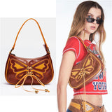 Dodobye Vintage Butterfly Shoulder Bag