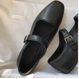 Dodobye 2024 Spring Autumn Designer Women Flats Shoes Fashion Ladies Buckle Loafer Shoes Female Elegant Shoes