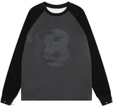 christmas outfit Dodobye Print Raglan Zip Up Sleeve Sweatshirt