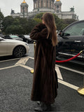 christmas outfit Dodobye Chic Women's Solid Winter Warm Faux Fur Long Coat Luxury Full Sleeve Thicken Loose Furry Jacket Female Thermal Streetwear 2024