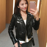 thanksgiving outfit Dodobye Fashionable Cropped PU Leather Jacket For Women Casual Autumn Slimming Short Coat Tailored To Your Body Shape