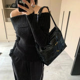 christmas outfit Dodobye Autumn Winter Rib Knitted Off The Shoulder Pullover Sweater Sexy Women Full Sleeve Sweater Pullovers Elegant Jumpers