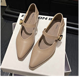 Dodobye 2024 New Style Fashionable Comfortable Elegant Toe Shoes Women's Sweet Cool Mary Jane Shoes Evening Night Versatile Scoop Shoes