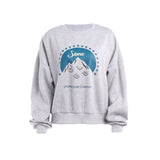 christmas outfit Dodobye Logo Print Pullover Sweatshirt